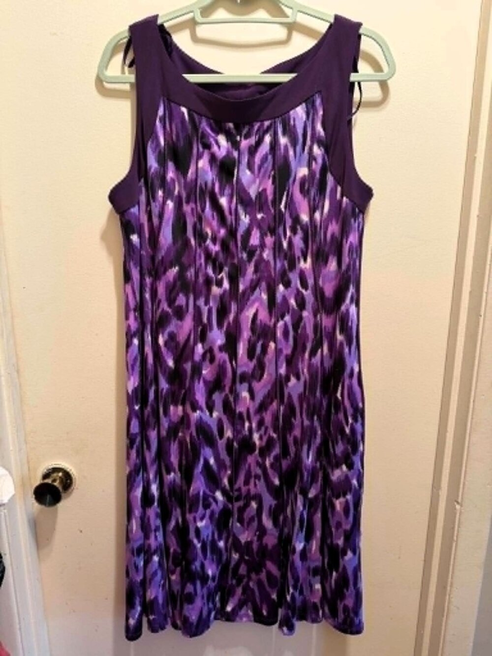 Purple colorful dress size XL